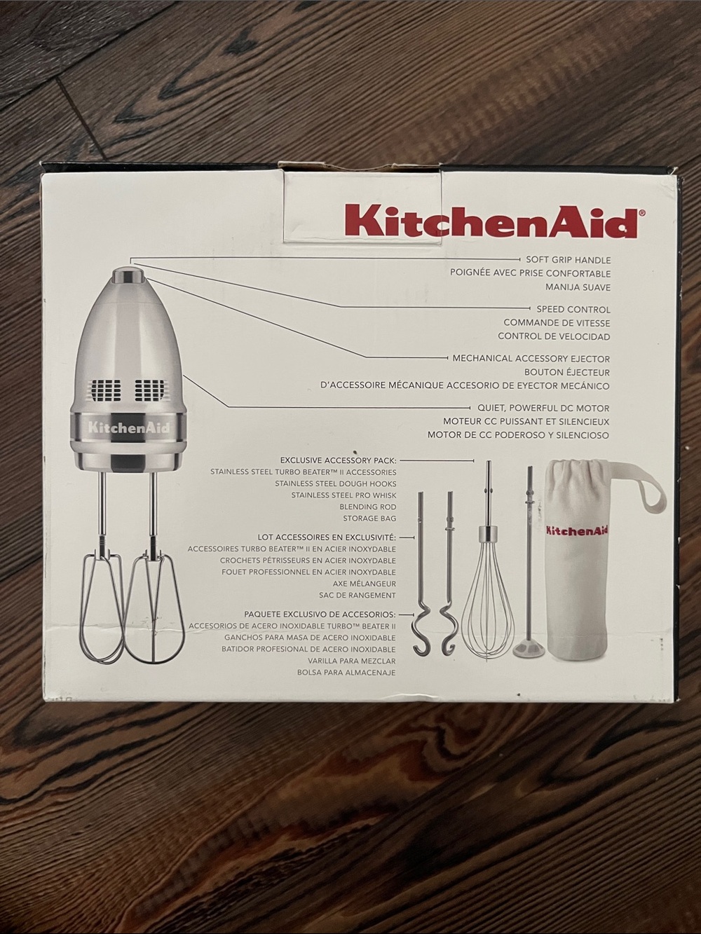 KitchenAid 9 Speed Hand Mixer KHM926WH